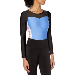 Puma XTG Ultramarine Blue Swimwear Bodysuit Size L NWT